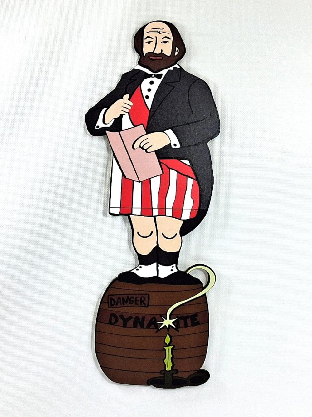 Haunted Mansion Halloween Display Dynamite Gentleman Wood Decor